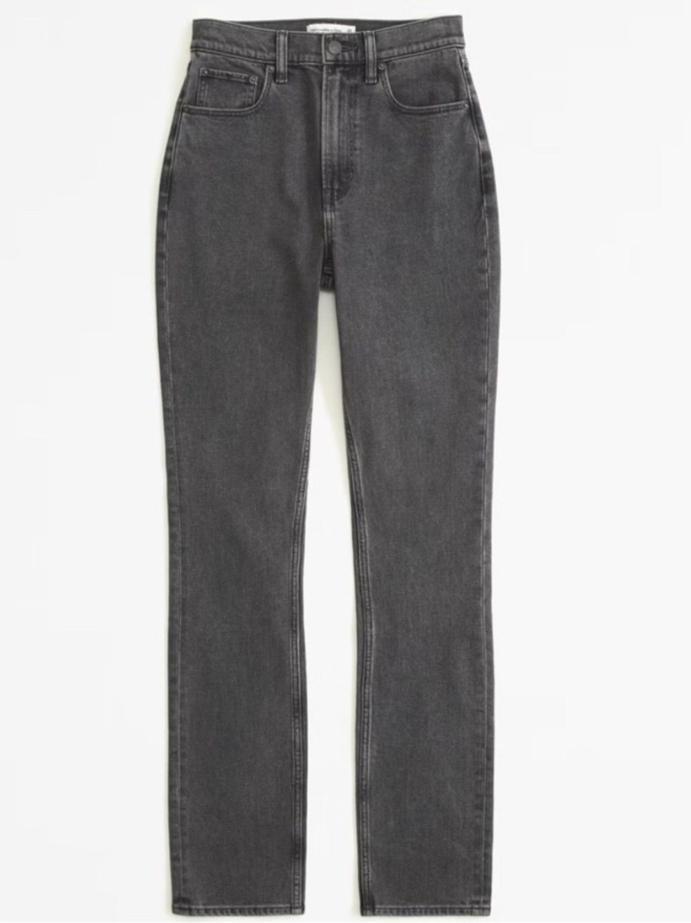 Abercrombie the slim straight ultra high jeans curve love